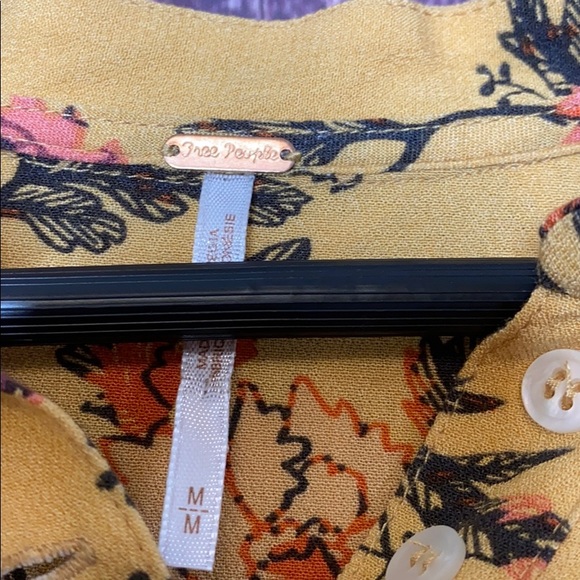 FREE PEOPLE easy girl bell sleeve tunic medium - Picture 7 of 9